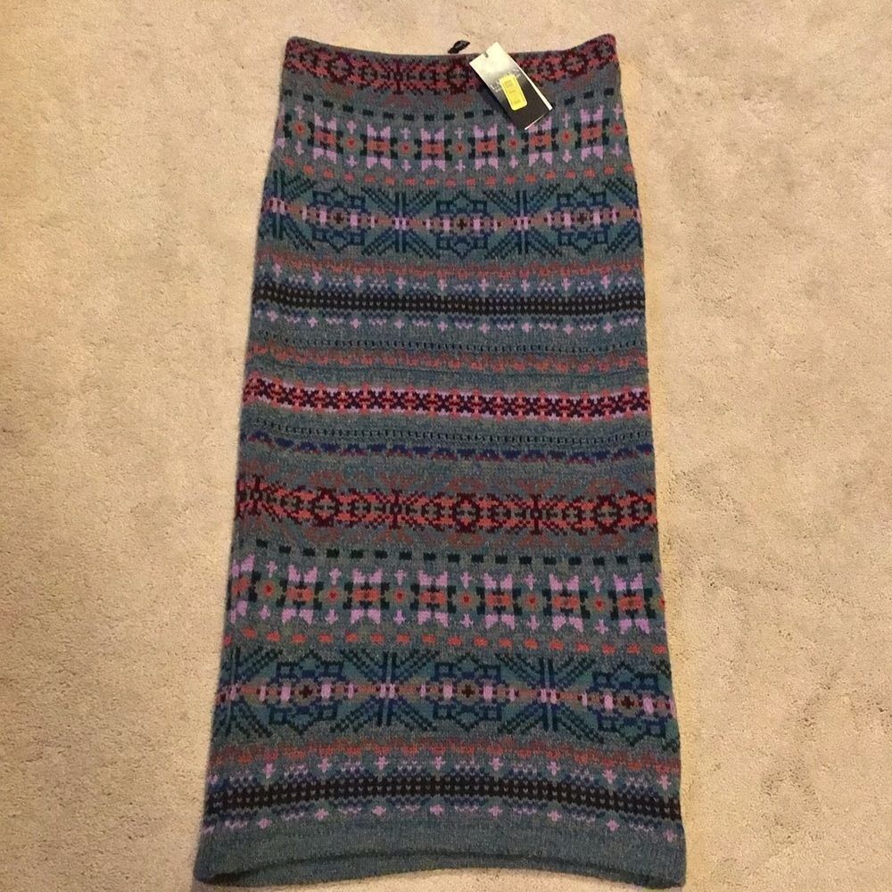 NWT Black Label LAUREN RL Wool Deron Skirt - Picture 4 of 6